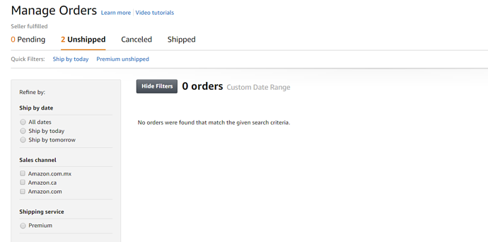 how can i hide an order on amazon