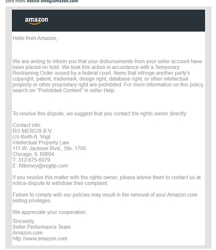 Temporary Restraining Order Issued By A Federal Court Listing Management Reports Amazon Seller Forums