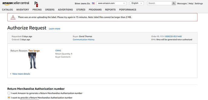 i want return my order on amazon