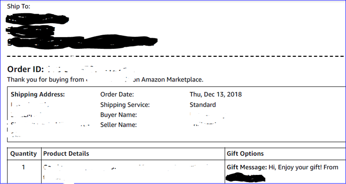 Would You Disclose Buyers Name To Receiver General Selling Questions Amazon Seller Forums