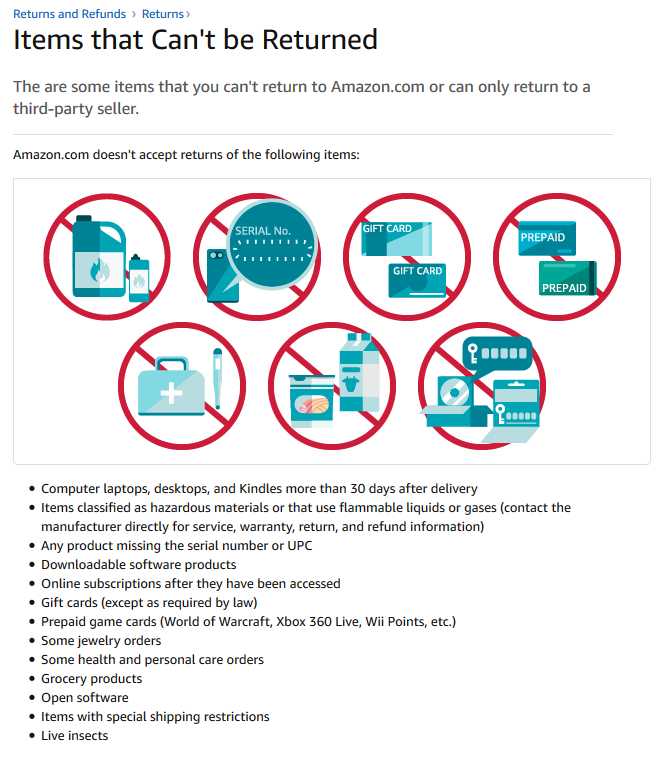 Returns Of Open Food Products Selling On Amazon Amazon Seller Forums