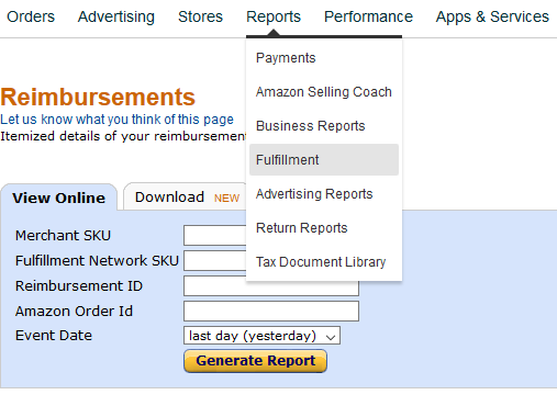 How To Check If You Are Being Reimbursed For Orders Not Received Etc Fulfillment By Amazon Amazon Seller Forums How To Check If You Are Being Reimbursed For Orders Not Received Etc Fulfillment By Amazon Amazon Seller Forums