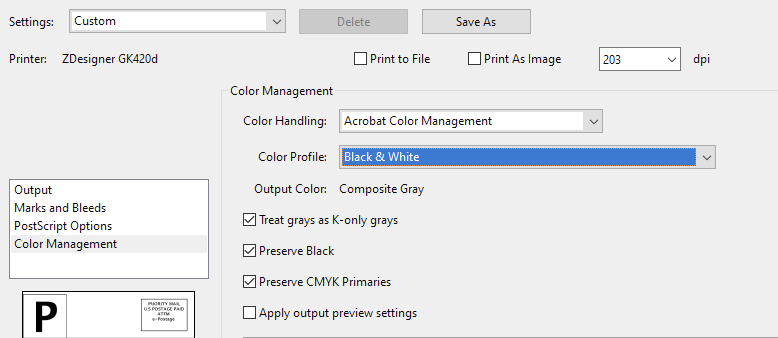 zebra printer printing upside down
