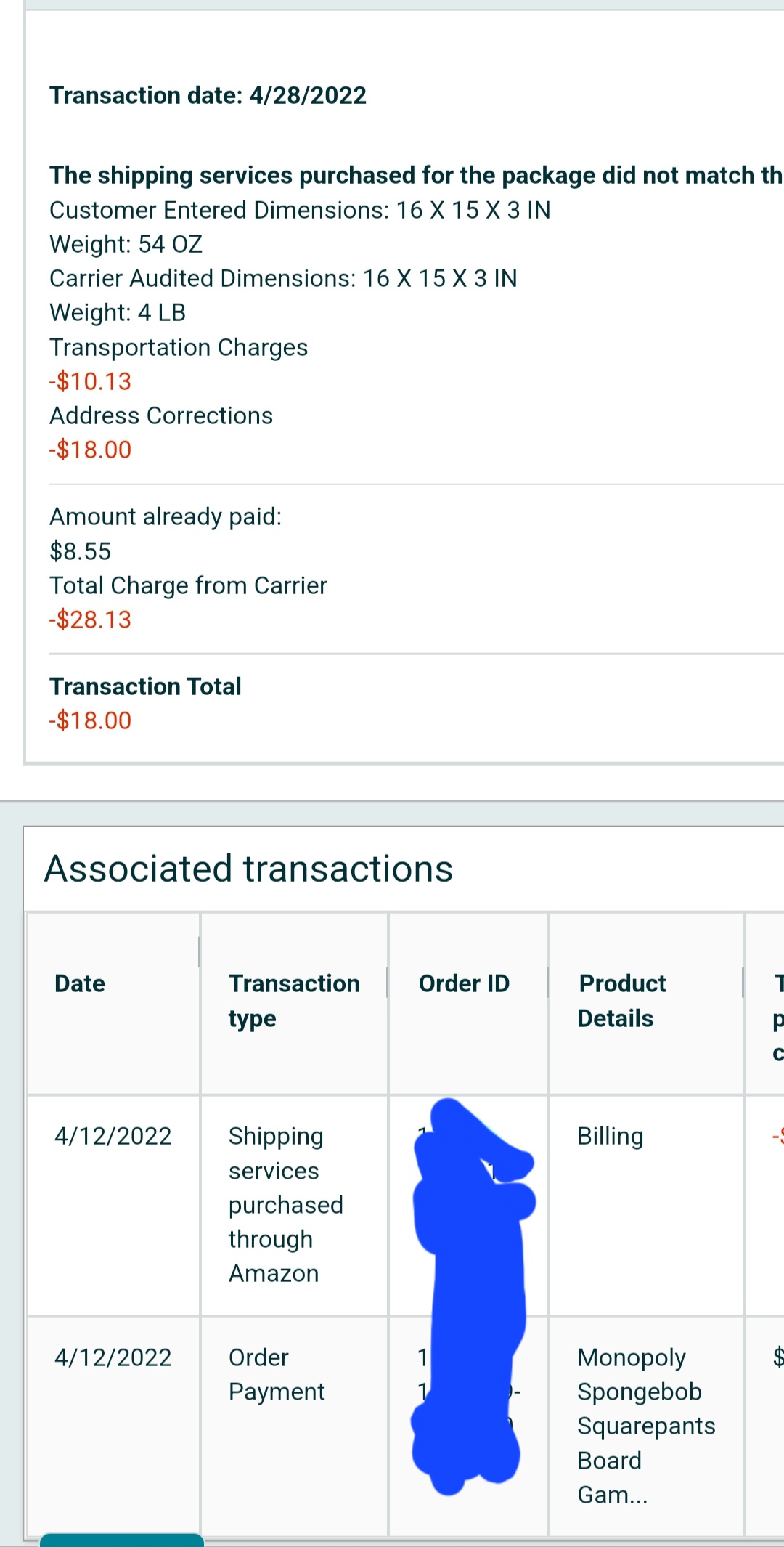 Charged for UPS Address corrections not fair